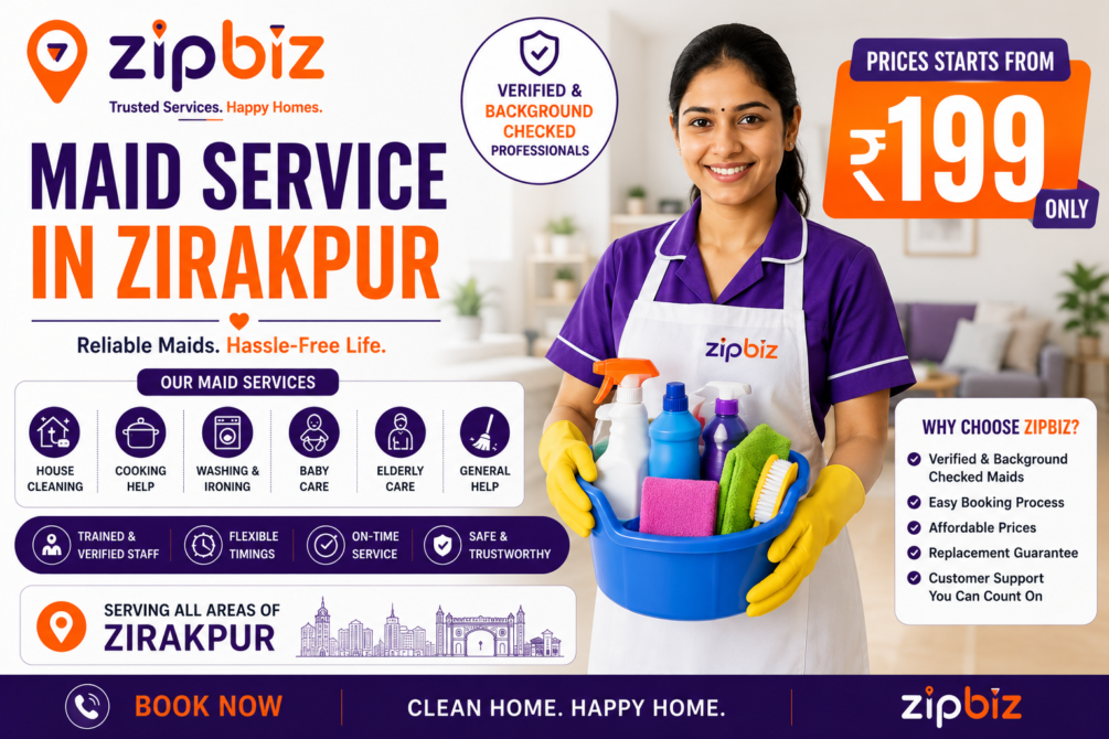 Maid Service in Zirakpur